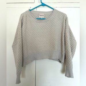 Knit slouchy sweater size S.